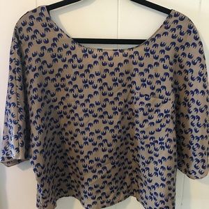 SALE!!! Elephant print top